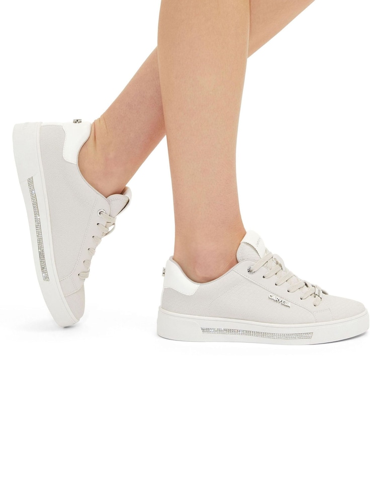 Gris - Zapatillas con detalle de strass de Carvela - Imagen 1 de 5 Gris - Zapatillas con detalle de strass de Carvela - Imagen 1 de 5