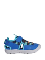 Geox Junior Boys Vaniett Blue Sandals - Image 1 of 6