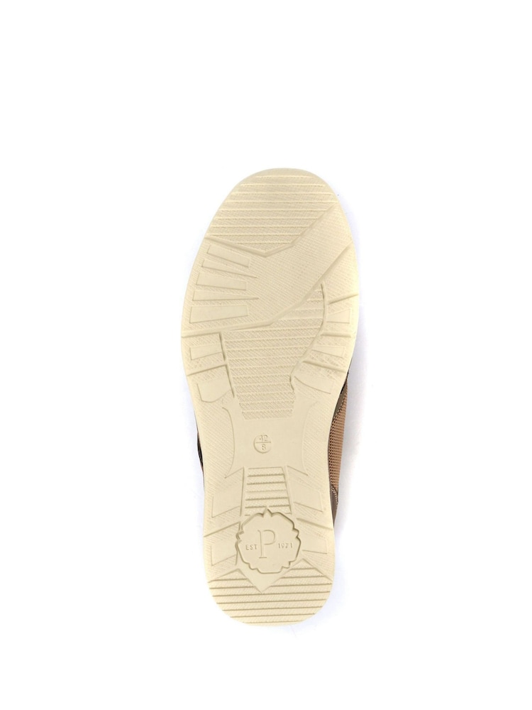 Marrón - Zapatillas de deporte de hombre de corte ancho de Pavers - Imagen 5 de 5
