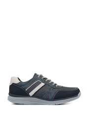 Azul - Zapatillas de deporte de hombre de corte ancho de Pavers - Imagen 1 de 5