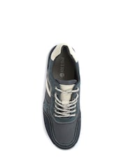 Azul - Zapatillas de deporte de hombre de corte ancho de Pavers - Imagen 4 de 5