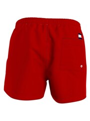 Rot - Tommy Hilfiger, Herren-Badeshorts mit Flaggenmotiv, einfarbig - Bild 5 von 5