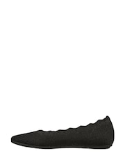 Skechers Black Cleo 2.0 Love Spell Womens Shoes - Image 2 of 5