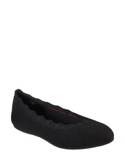 Skechers Black Cleo 2.0 Love Spell Womens Shoes - Image 3 of 5