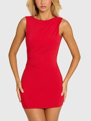 Oh Polly Zadie Draped Backless Mini Dress - 圖片 4，共 5