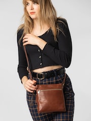 Conker marrom - Conkca Yayoi Leather Cross-Body Bag - Imagem 4 de 4