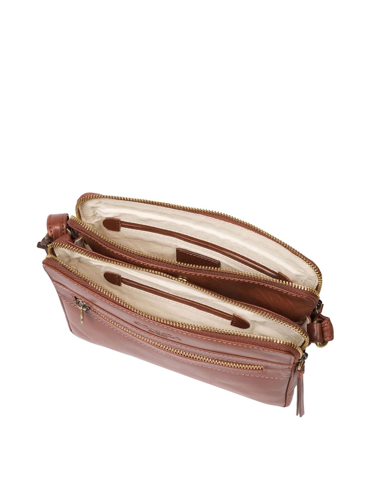 Conkca Drew Leather Cross-Body Bag - Image 5 of 5