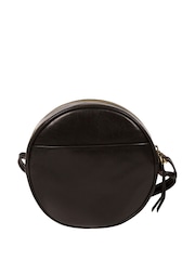 Conkca Plum Leather Cross-Body Bag - Image 3 of 5