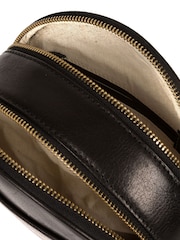 Conkca Plum Leather Cross-Body Bag - Image 5 of 5