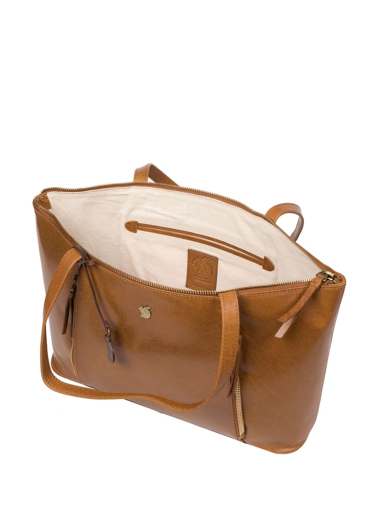 Conkca Clover Leather Tote Bag - Image 5 of 6
