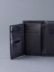 Czarny - Skórzany portfel trzyczęściowy Lakeland Leather Bowston - Image 4 of 6