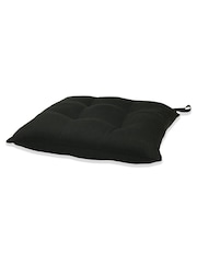 Furn 2 Pack Black Cuba 100% Cotton Seat Pads - Image 3 of 3