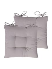 furn. Set of 2 Taupe Brown Seat Cushions - Image 1 of 3