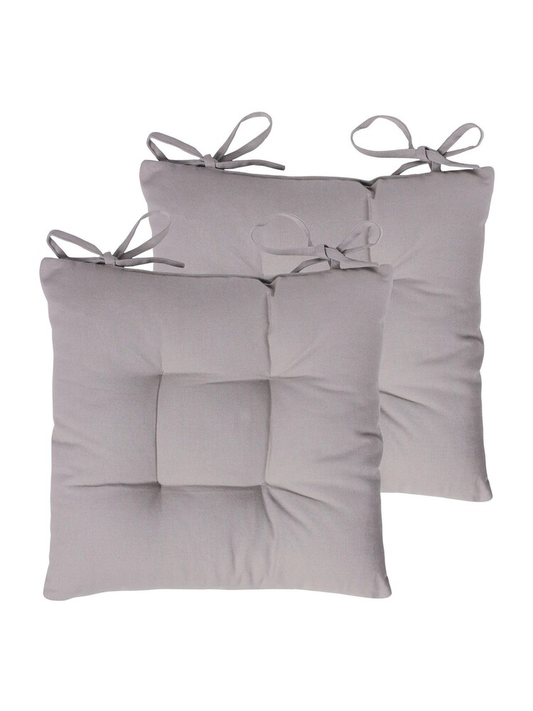 furn. Set of 2 Taupe Brown Seat Cushions - Image 1 of 3