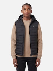 Luke 1977 Black Junior Bubbla Hood 2000 Gilet - Image 3 of 7