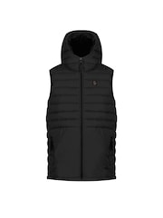 Luke 1977 Black Junior Bubbla Hood 2000 Gilet - Image 4 of 7
