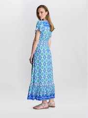 Gina Bacconi Blue Gabi Button Down Dress - Image 2 of 5