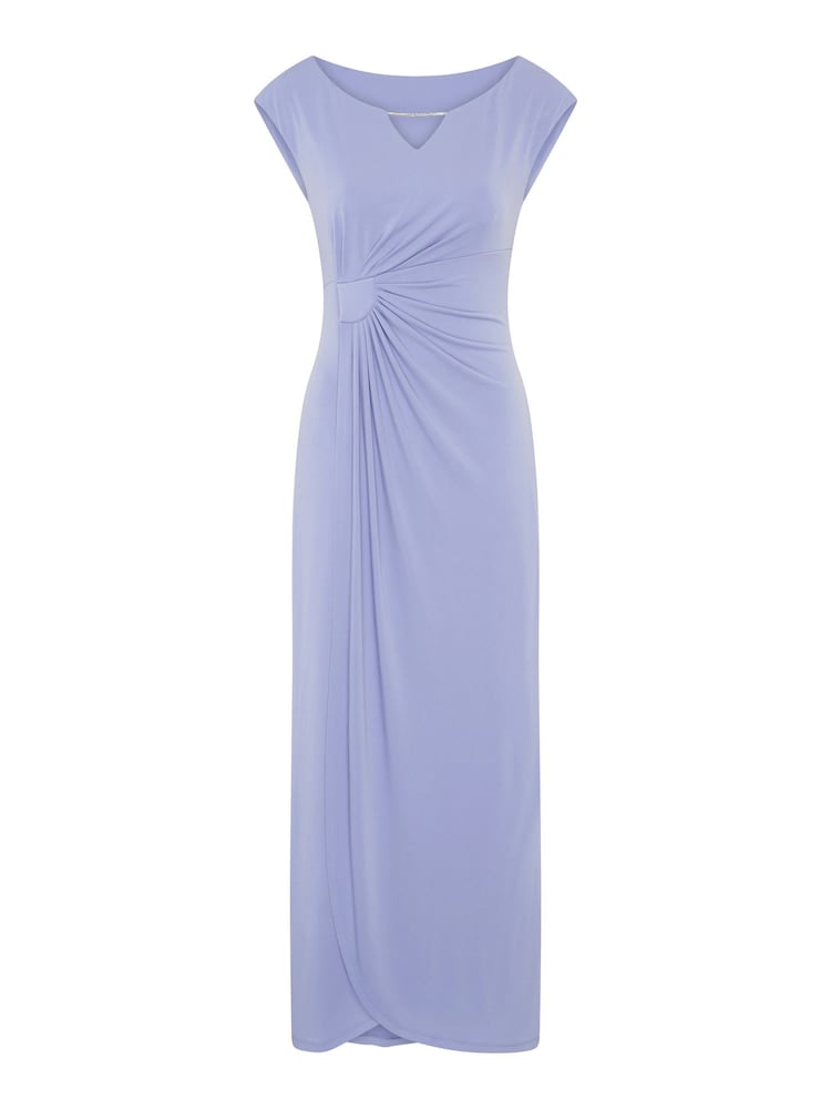 Gina Bacconi Purple Bailee Jersey Diamante Trim Maxi Dress - Image 6 of 6 Gina Bacconi Purple Bailee Jersey Diamante Trim Maxi Dress - Image 6 of 6