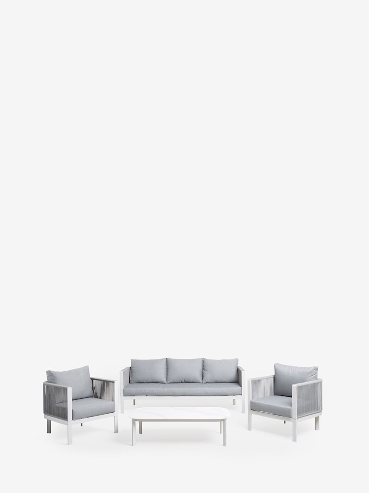 Grey Mauritius Garden 4 Piece Lounge Set - Image 2 of 6