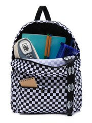 Vans Old Skool Check Black/White Backpack - Image 3 of 4