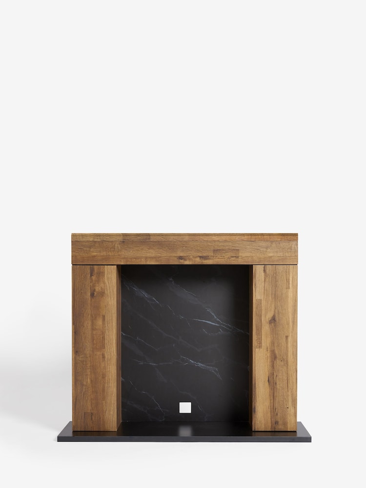 Dark Bronx Oak Effect Storage Fire Surround - Image 2 of 7