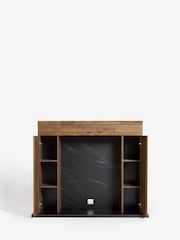 Dark Bronx Oak Effect Storage Fire Surround - Image 3 of 7