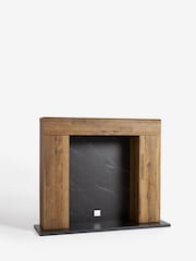 Dark Bronx Oak Effect Storage Fire Surround - Image 4 of 7