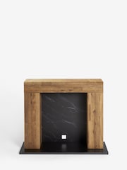 Dark Bronx Oak Effect Storage Fire Surround - Image 6 of 7