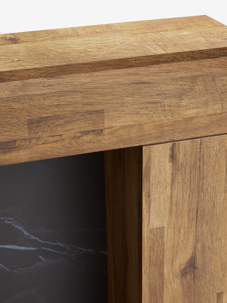 Dark Bronx Oak Effect Storage Fire Surround - Image 7 of 7