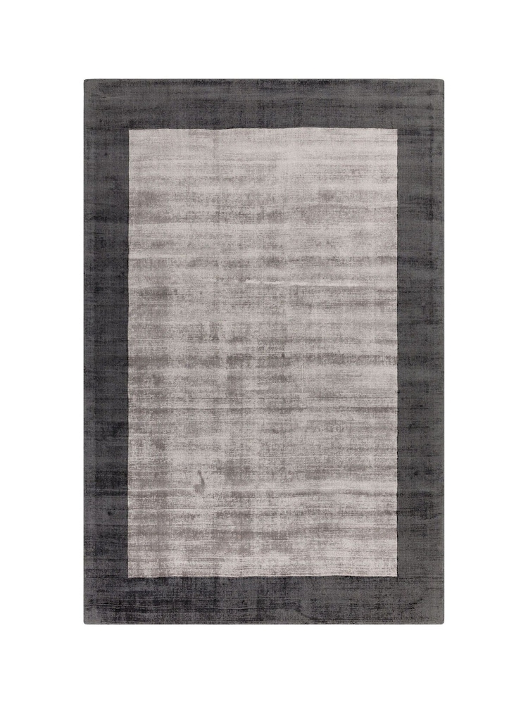 Asiatic Rugs Charcoal Grey Blade Border Rug - Image 2 of 4