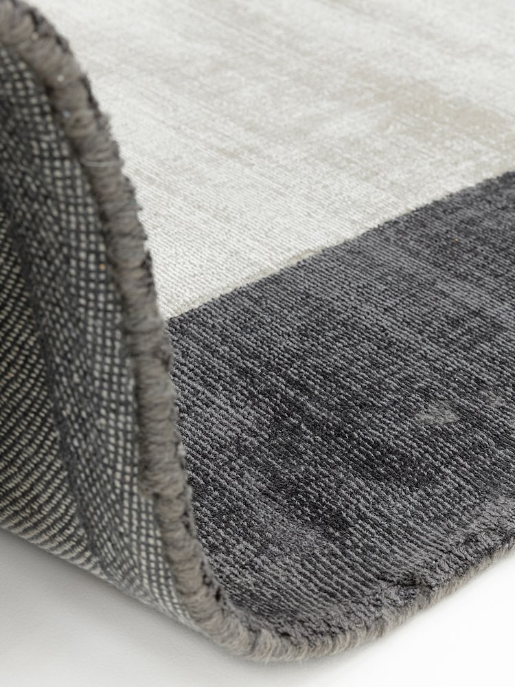 Asiatic Rugs Charcoal Grey Blade Border Rug - Image 8 of 8