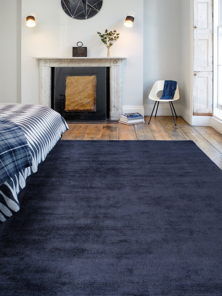 Asiatic Rugs Navy Reko Rug - Image 1 of 4