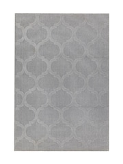 Asiatic Rugs Grey Indoor/Outdoor Antibes Trellis Rug - Image 1 of 3