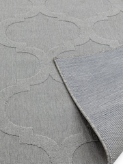 Asiatic Rugs Grey Indoor/Outdoor Antibes Trellis Rug - Image 2 of 3