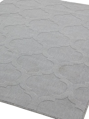 Asiatic Rugs Grey Indoor/Outdoor Antibes Trellis Rug - Image 3 of 3