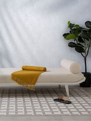 Asiatic Rugs White Indoor/Outdoor Antibes Grid Rug - Image 1 of 4