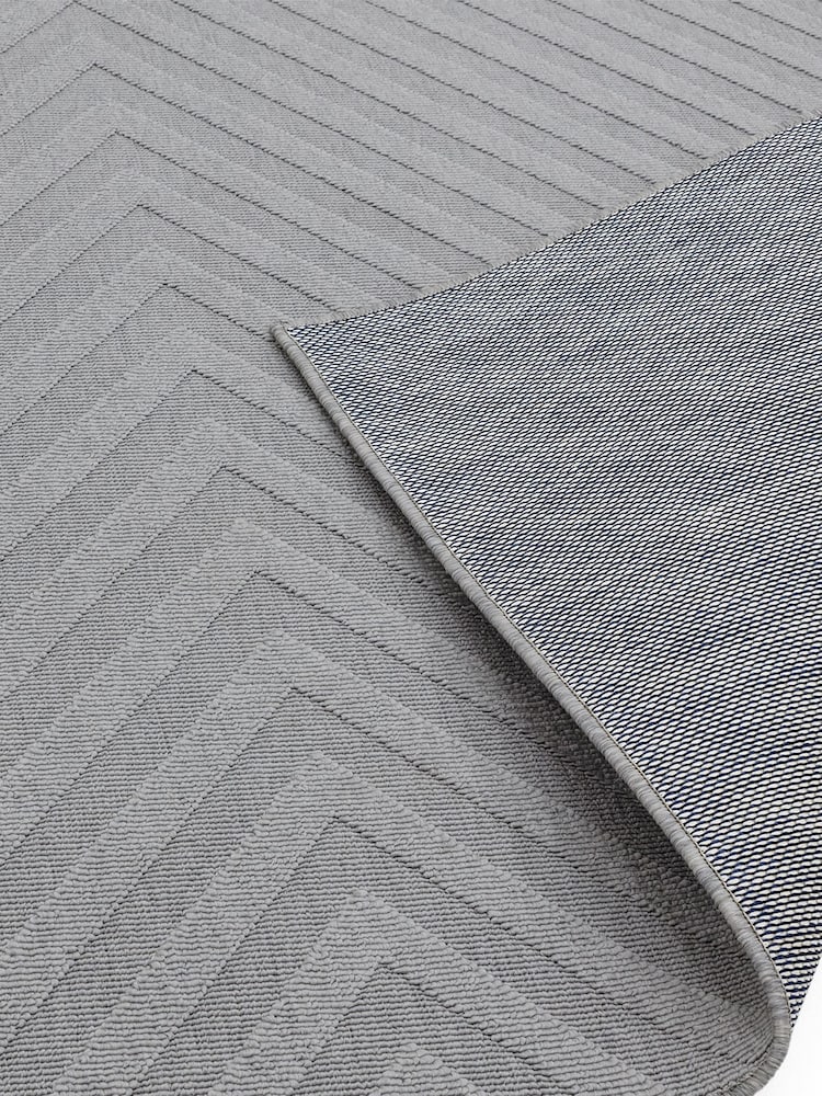 Asiatic Rugs Light Grey Indoor/Outdoor Antibes Arrow Rug - Image 2 of 4