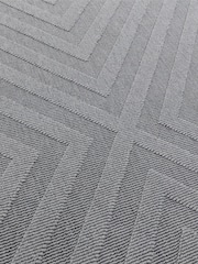 Asiatic Rugs Light Grey Indoor/Outdoor Antibes Arrow Rug - Image 3 of 4