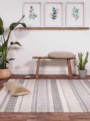 Asiatic Rugs Grey Indoor/Outdoor Boardwalk Rug - Image 1 of 4