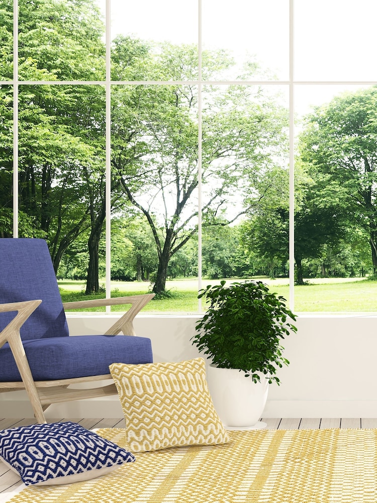 Asiatic Rugs Mustard Yellow Indoor/Outdoor Halsey Rug - Image 2 of 4
