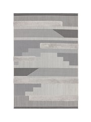 Asiatic Rugs Black Indoor/Outdoor Monty Geometric Rug - Image 2 of 4