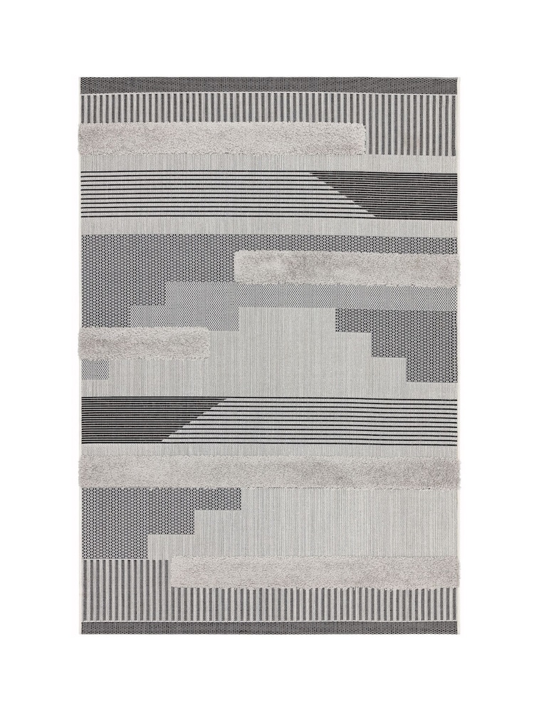 Asiatic Rugs Black Indoor/Outdoor Monty Geometric Rug - Image 2 of 4