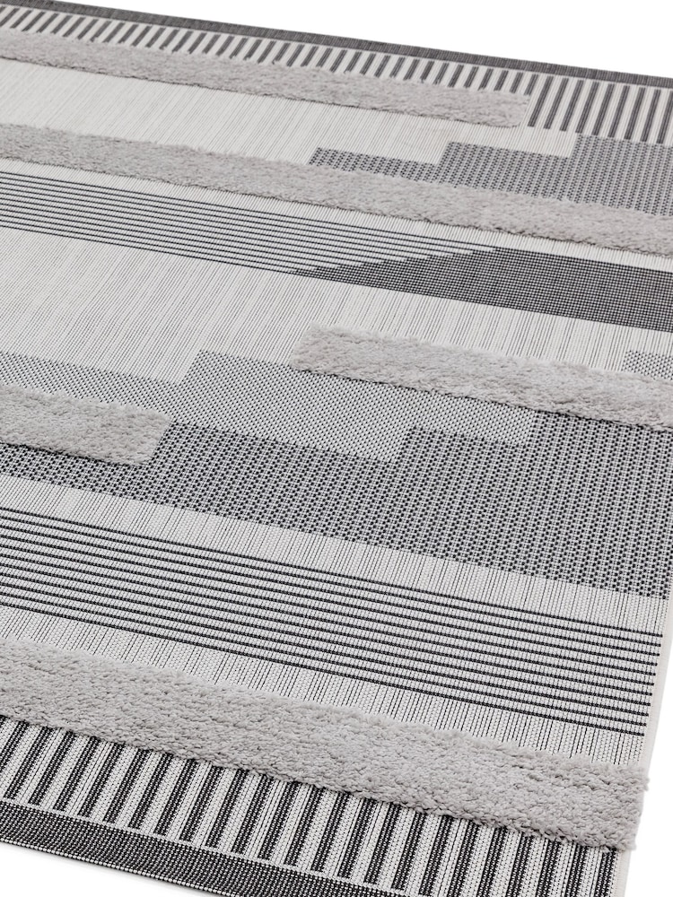 Asiatic Rugs Black Indoor/Outdoor Monty Geometric Rug - Image 4 of 4