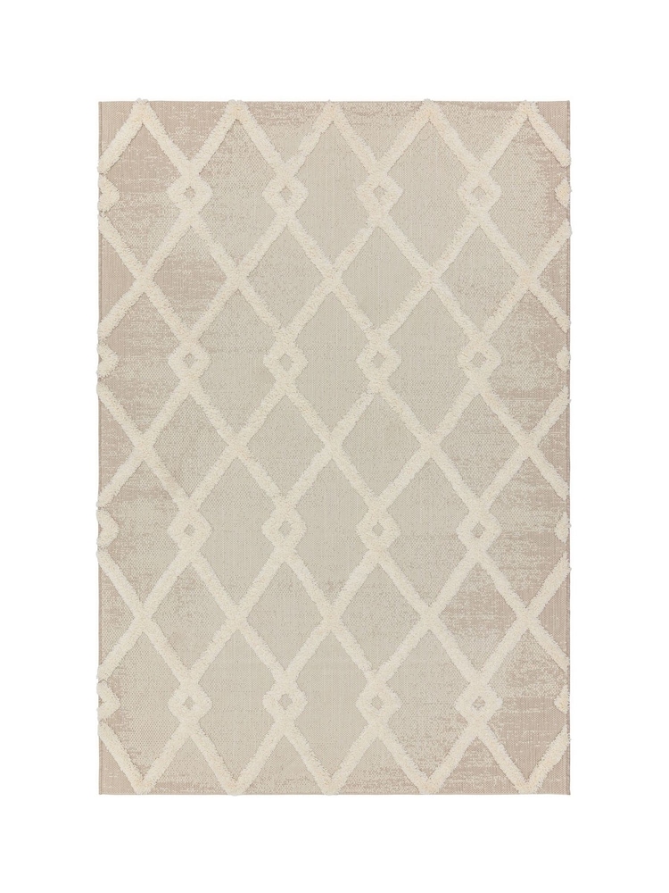 Asiatic Rugs Beige Indoor/Outdoor Monty Diamond Rug - Image 2 of 4