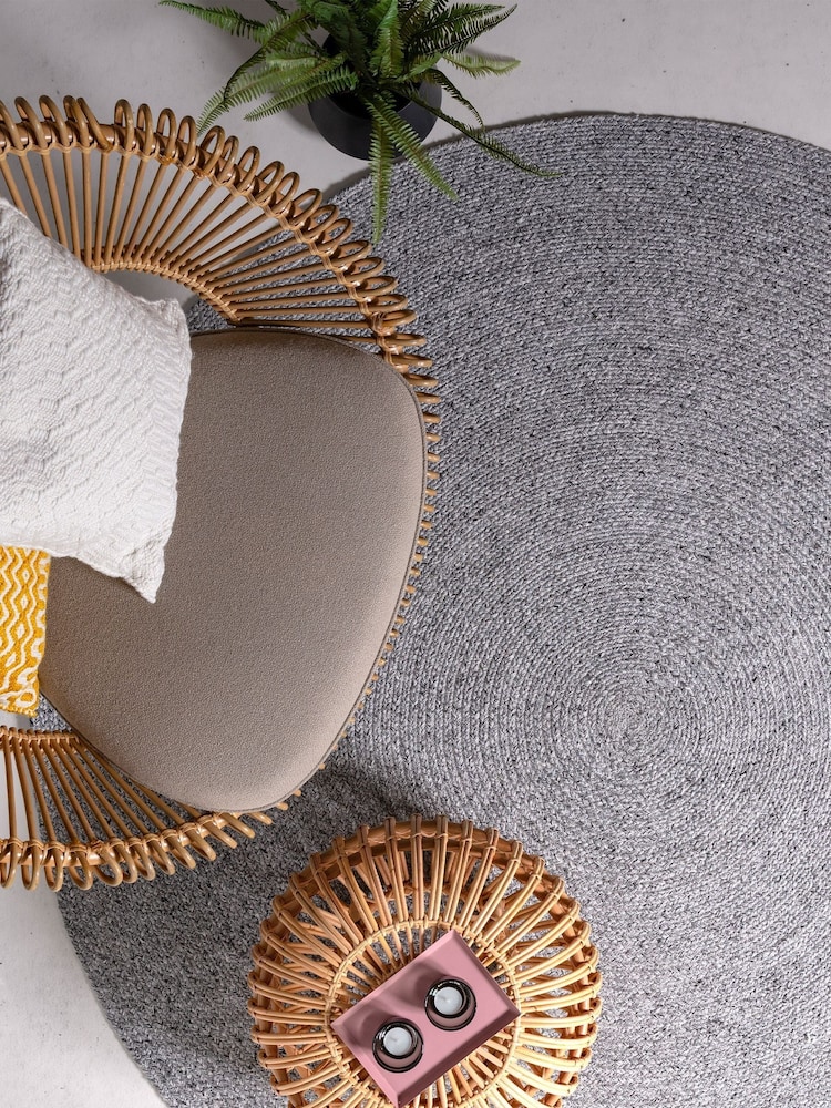 Asiatic Rugs Grey Indoor/Outdoor Nico Rug - Image 1 of 4