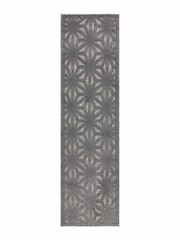 Asiatic Rugs Silver Indoor/Outdoor Salta Star Runner - Image 2 of 4