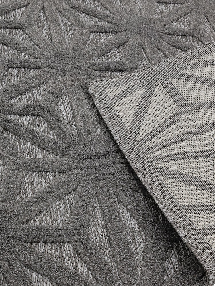 Asiatic Rugs Silver Indoor/Outdoor Salta Star Runner - Image 4 of 4