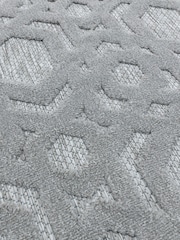 Asiatic Rugs Silver Indoor/Outdoor Salta Geometric Runner - Image 4 of 4
