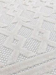 Asiatic Rugs White Indoor/Outdoor Salta Links Runner - Image 4 of 5