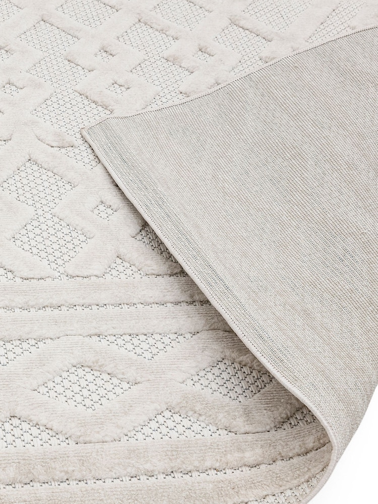 Asiatic Rugs White Indoor/Outdoor Salta Links Runner - Image 5 of 5